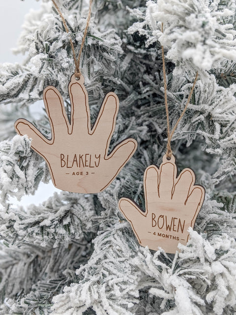 Your Child's Handprint Ornament