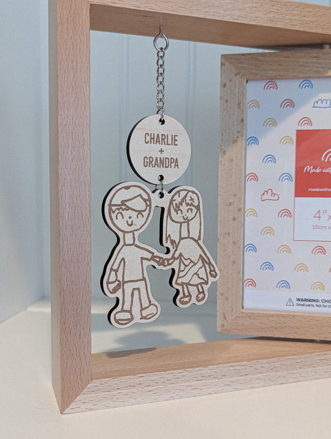 Personalized Rotating Picture Frame